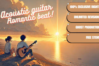 make chill romantic guitar beats with free stems