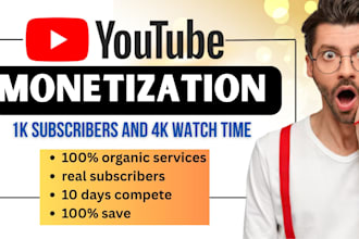 promotion for youtube channel monetization requirements