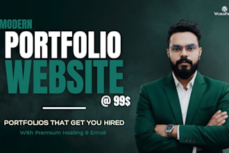 create wordpress portfolio website with free hosting