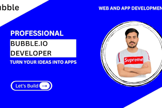 create custom no code web applications using bubble io
