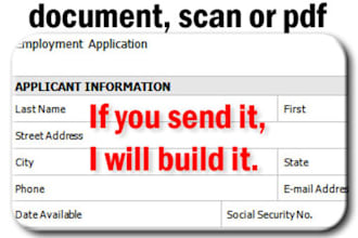 make 1 or 2 page word document into usable pdf form