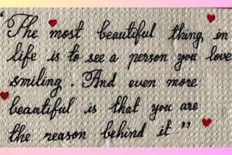 write stunning cursive handwriting