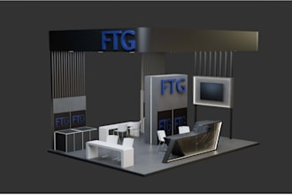 design 3d exhibition stand, trade show booth, 3d stand, 3d stall,kiosk for you