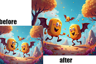 fix, enhance, edit ai images , remove background , edit  scale and remove object
