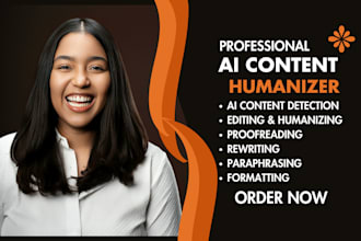 humanize ai content, rewrite, book edit, paraphrase, proofread, check plagiarism
