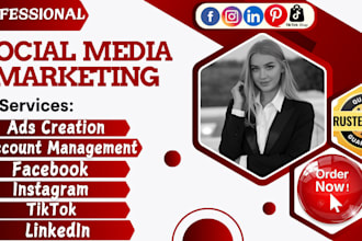 do social media management, social media marketing linkedin account ads creation