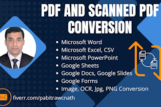convert pdf to google sheets, docs, forms, slides, word, excel, csv, powerpoint