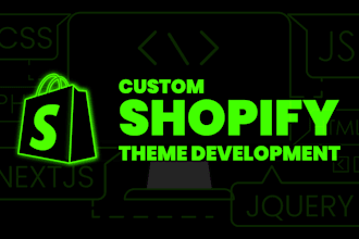 do shopify website design, shopify redesign and shopify dropshipping store