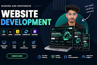 build website, website development, full stack developer, front end developer