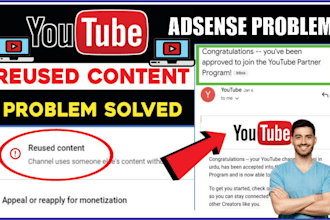 fix youtube monetization issues, reused content, and adsense problems