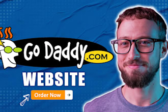 redesign godaddy website in wordpress with elementor pro