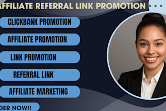 do affiliate referral link promotion, clickbank affiliate link promotion
