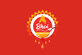 make spectacular outstanding restaurant logo