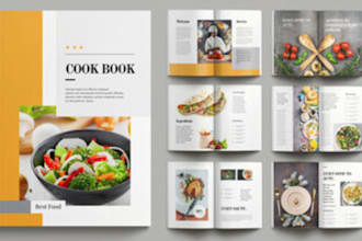 write quality cookbook recipe book cookbook design cookbook formatting, recipes