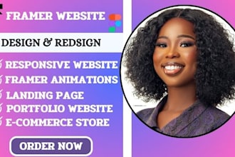design responsive framer website framer website design framer landing page