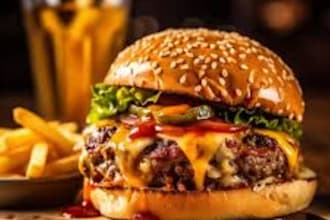 create 3d model animation for food and drinks beverages or restaurant business
