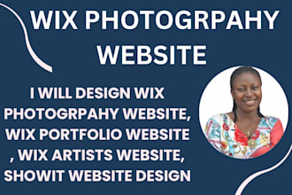 wix photography website wix portfolio website  wix artist website showit website