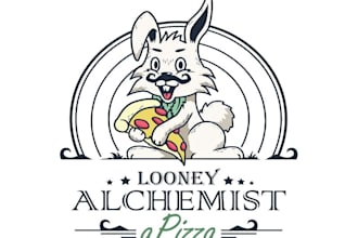 create a modern minimalist food pizza brand logo design
