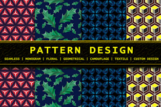 create unique and custom seamless patterns