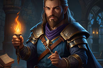 create dnd character art and dnd character art