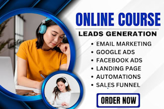 do online course leads online ebook course sales funnel online course website