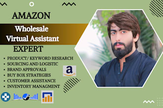 be your expert amazon fba wholesale virtual assistant