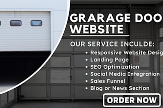 garage door website garage door repair website garage door landing page