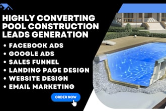 generate swimming pool construction leads pool renovation pool cleaning leads