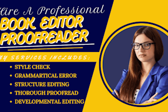 proofread edit format developmental edit fiction novel memoir nonfiction book