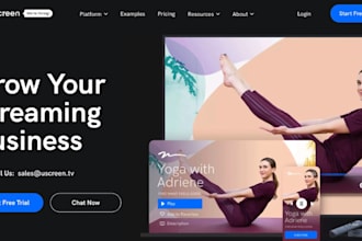 develop live streaming website, video streaming app, live streaming app