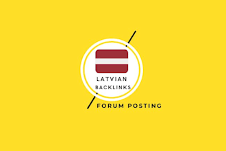 build forum backlinks in latvian latvia