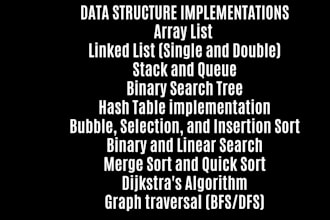 do urgent linked list array list binary search tree tasks