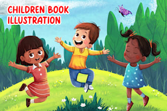 do whimsical children book illustrations here