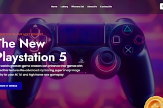 build HQ raffle website, event ticket website, competition and giveaway website