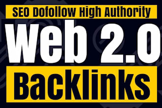 build 200 only dofollow contextual web 2 0 backlinks
