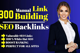 do SEO link building with high quality links and nofollow backlinks