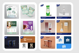 custom packaging design food product, cosmetic etc