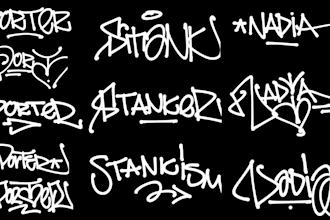 create graffiti tags that you can use however you like