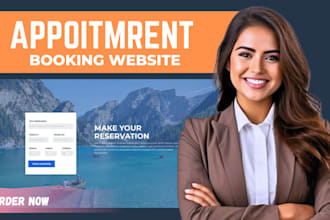 create an online appointment scheduling, booking website