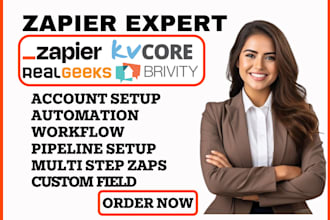do real geeks brivity crm zapier integration kvcore gorgias freshchat automation