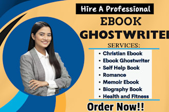 ghostwrite self help ebook writer, non fiction ebook ghostwriter kdp book writer