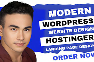 create build fix wordress website design wordpress hostinger website design