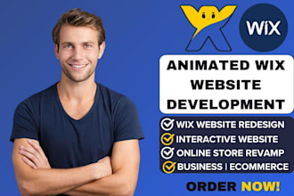 create wix website redesign wix studio website design animated wix online store
