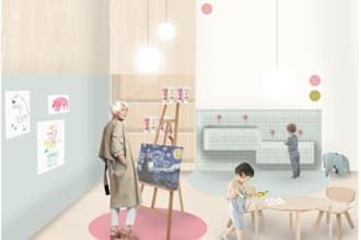 present a first interior design concept