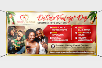 design professional promotional banners to your brand