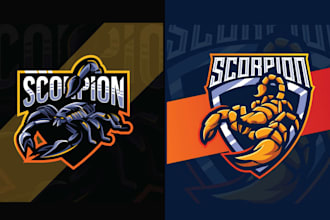 create high quality scorpion mascot logo