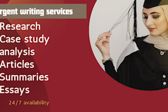 do business research,case study analysis,articles and summaries