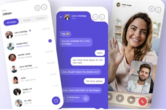 develop dating app video calling app social media chat app, iptv, live streaming