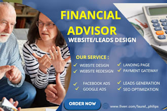 financial advisor leads financial advisor website consultant website tax leads