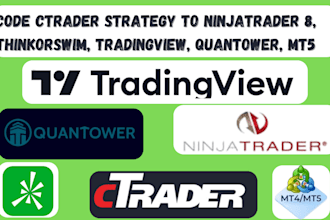do conversion of tradingview pinescript to ctrader ninjatrader quantower mt4 mt5